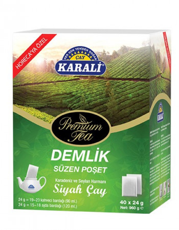 Karali Premium Tea Demlik Süzen Poşet | Türkischer Schwarztee Teebeutel