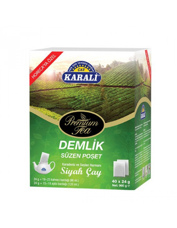 Karali Premium Tea Demlik Süzen Poşet | Türkischer Schwarztee Teebeutel