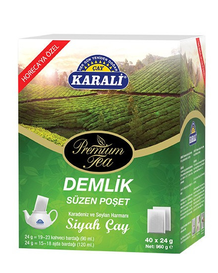 Karali Premium Tea Demlik Süzen Poşet | Türkischer Schwarztee Teebeutel