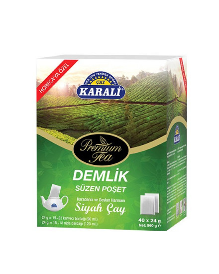 Karali Premium Tea Demlik Süzen Poşet | Türkischer Schwarztee Teebeutel