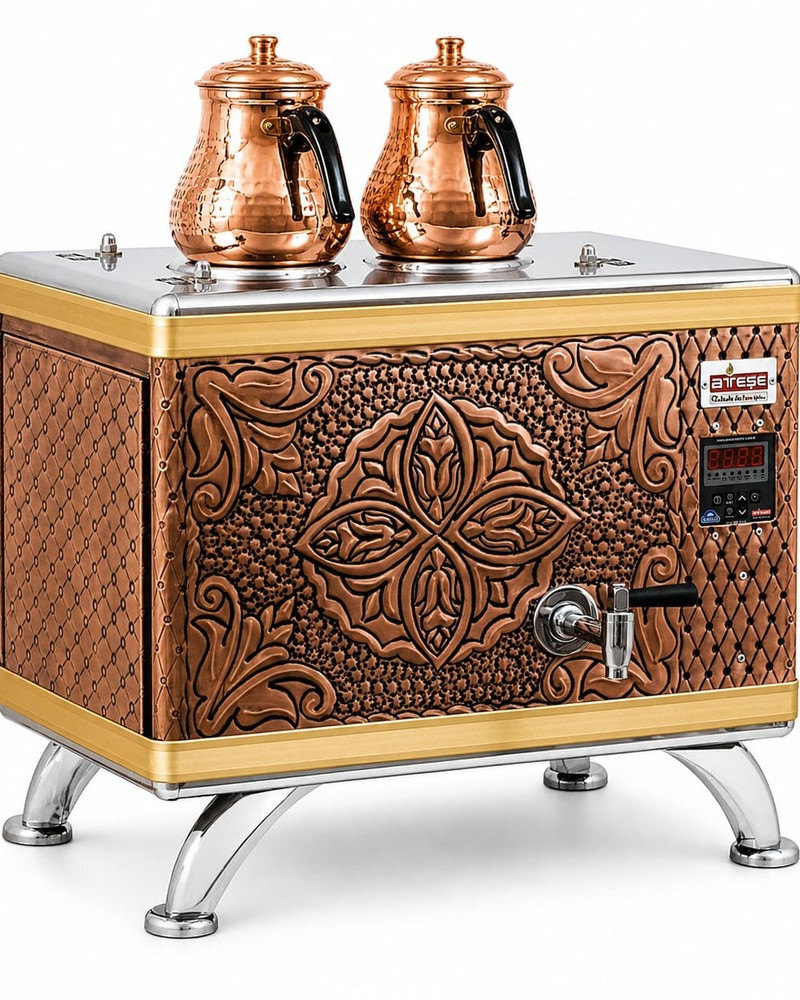 Titanium Çay Kazanı – Antik Kupfer – Elektrisch Digital – 2er