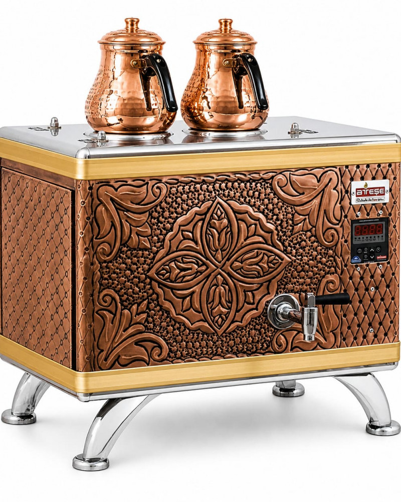 Titanium Çay Kazanı – Antik Kupfer – Elektrisch Digital – 2er