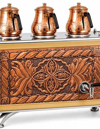 Titanium Çay Kazanı – Antik Kupfer – Elektrisch Digital – 3er