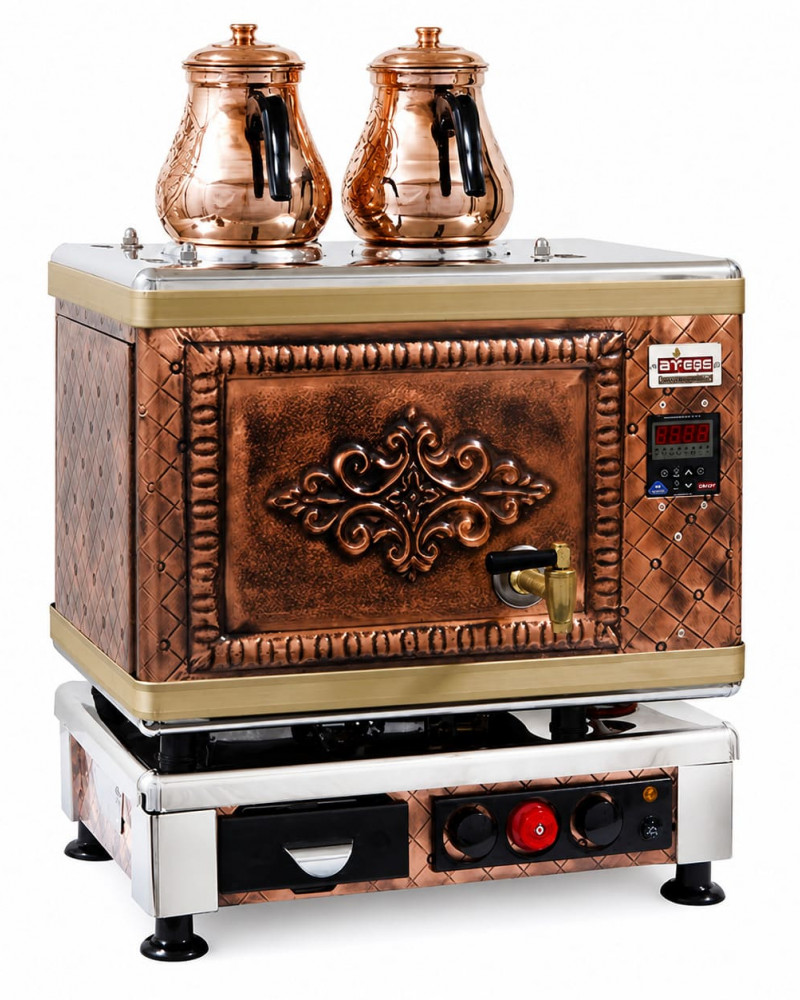 Titanium Çay Kazanı – Antik Kupfer – Digital Gas & Elektro – 2er