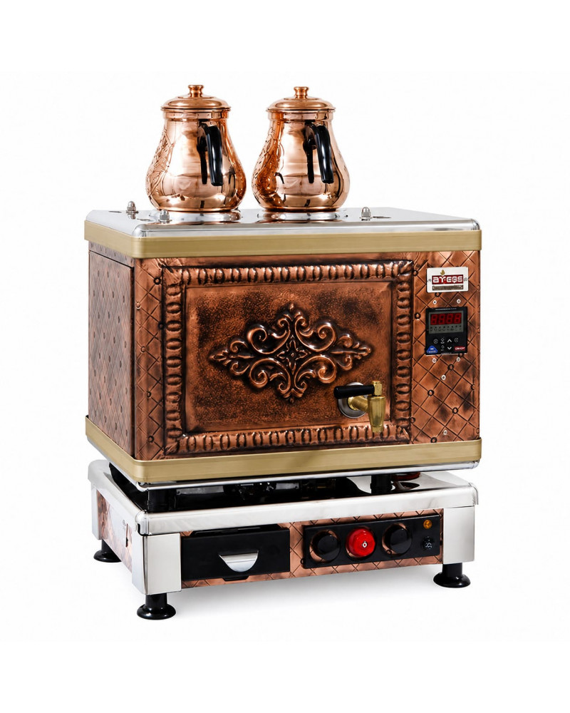 Titanium Çay Kazanı – Antik Kupfer – Digital Gas & Elektro – 2er