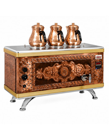 Titanium Çay Kazanı - Antik Kupfer – Kompact - Digital Gas & Elektro – 3er