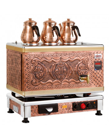 Titanium Çay Kazanı – Antik Kupfer – Digital Gas & Elektro – 3er